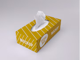 Caixa genérica de lenços de papel. Fonte: Freepik