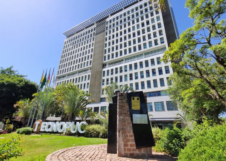 Tecnopuc – Parque Científico e Tecnológico da Pontifícia Universidade Católica do RS (PUCRS). Fonte: Jornal do Comércio
