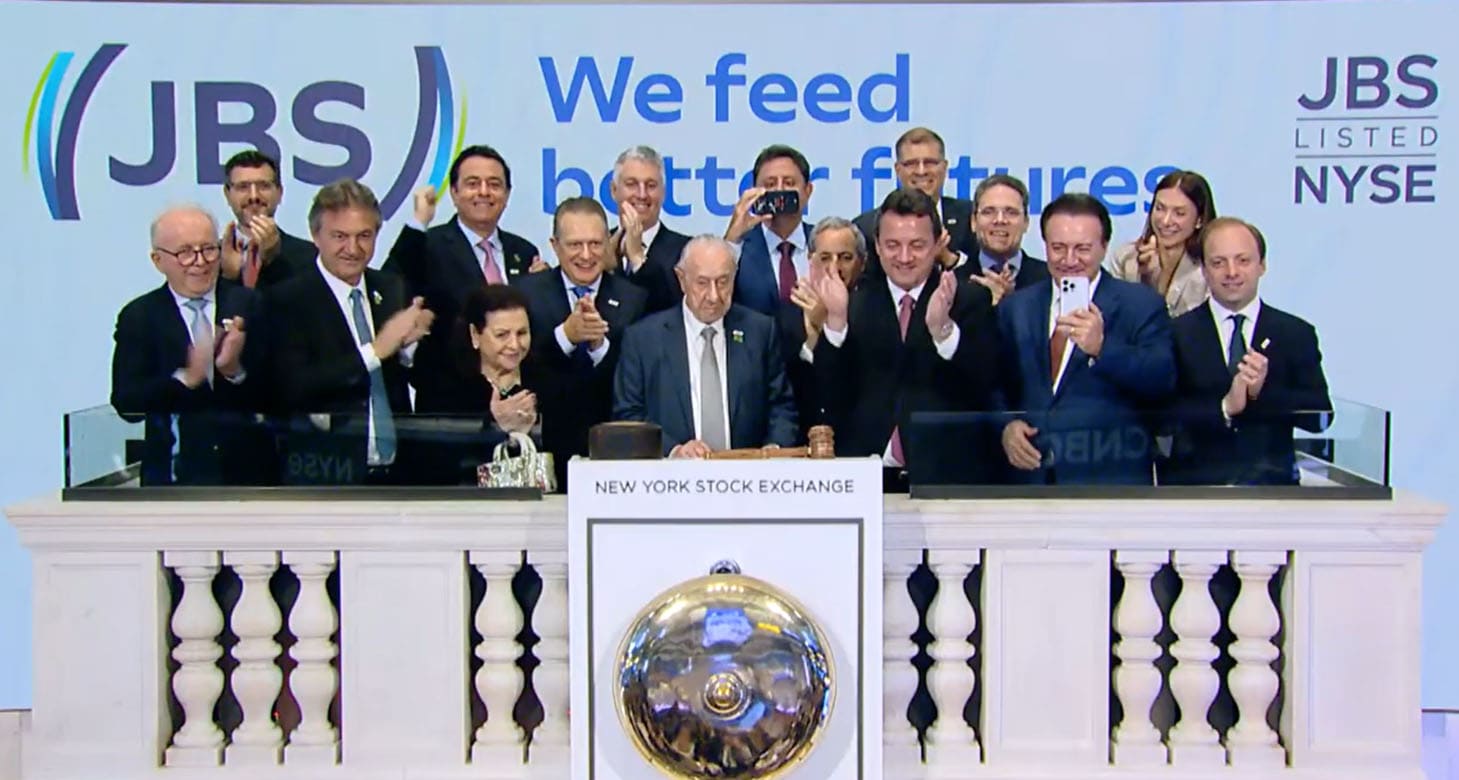 Listagem da JBS na NYSE. Fonte: Money Times