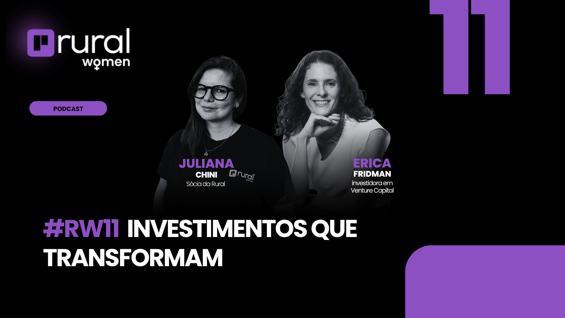 #RW011: Venture Capital e o Poder do Investimento com Erica Fridm